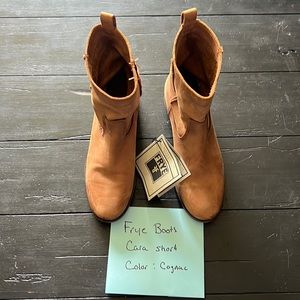 Frye Boots. Style Cara. Color Cognac. Size 9.
